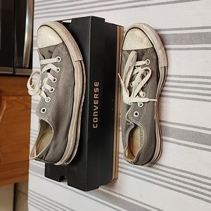 Gray Charcoal Low Top Converses